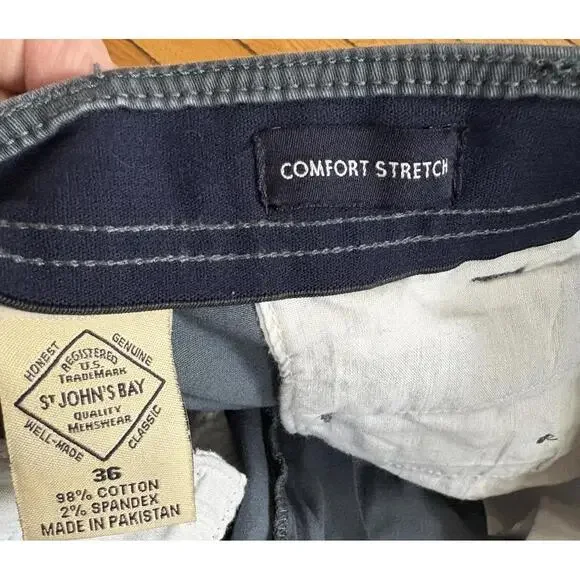 Men's St John’s Bay Cargo Shorts Set - Navy & Khaki - Picture 6 of 6